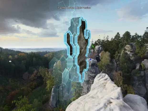 We captured real climbing crags across the Czech Republic and Norway and rebuilt them as explorable VR environments — real geology, scanned from the faces themselves.